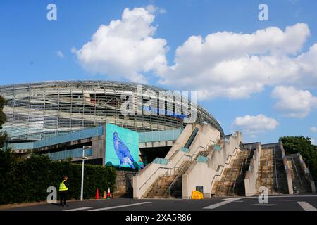 Aviva Stadium, Dublin, Irlande. 4 juin 2024. International Football Friendly, la République d'Irlande contre la Hongrie ; l'extérieur du stade Aviva avant le coup d'envoi crédit : action plus Sports/Alamy Live News Banque D'Images