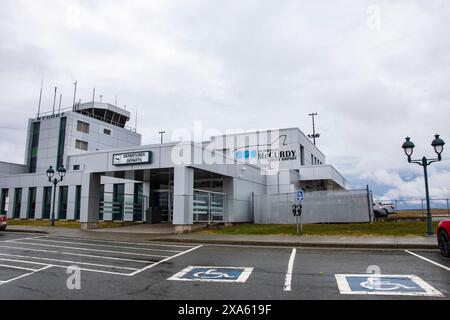 JA Douglas McCurdy Sydney Airport à glace Bay, Nouvelle-Écosse, Canada Banque D'Images