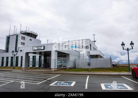 JA Douglas McCurdy Sydney Airport à glace Bay, Nouvelle-Écosse, Canada Banque D'Images