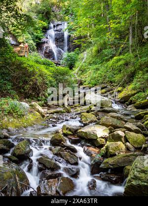 Anna Ruby Falls Banque D'Images