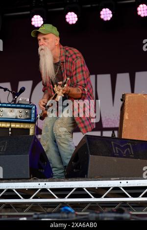 Seasick Steve, Wychwood Festival, Cheltenham, Gloucestershire, Royaume-Uni, 31/05/2024, Credit:Michael Palmer/Alamy Live News Banque D'Images