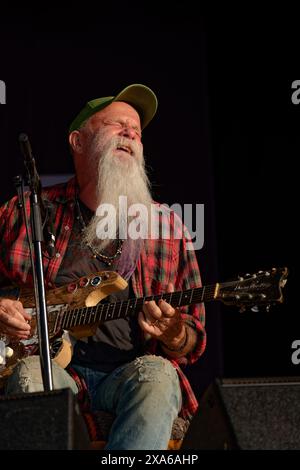 Seasick Steve, Wychwood Festival, Cheltenham, Gloucestershire, Royaume-Uni, 31/05/2024, Credit:Michael Palmer/Alamy Live News Banque D'Images