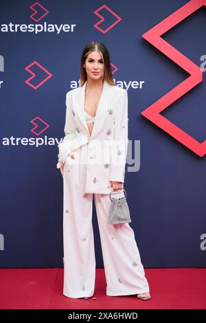 Madrid, Espagne. 04 juin 2024. Sara Cisneros assiste à la photocall du 5ème anniversaire d’Atresplayer le 03 juin 2024 à Madrid, Espagne. (Photo par Oscar Gonzalez/Sipa USA) crédit : Sipa USA/Alamy Live News Banque D'Images