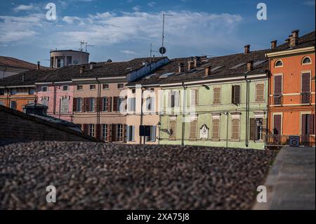 Pont au Palazzo Ducale, Palais Ducal Reggia di Colorno, Colorno, Province de Parme Emilia-Romagna, Italie, Europe Banque D'Images