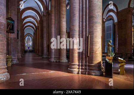 Église de Santa Maria del Carmine, ville de Pavie sur le fleuve Tessin, province de Pavie, Lombardie, Italie, Europe Banque D'Images