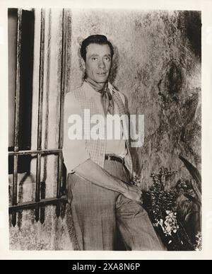 Le Soleil se lève aussi (20th Century Fox, 1957). Hemingway. Avec Tyrone Power, Ava Gardner, Mel Ferrer, Errol Flynn, Eddie Albert, Juliette Greco, Greg Banque D'Images