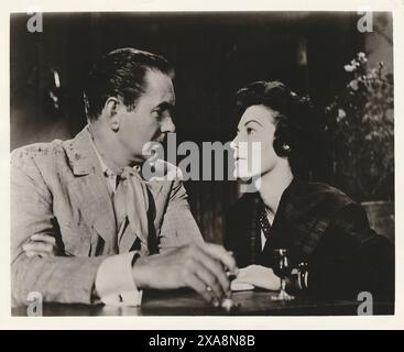 Le Soleil se lève aussi (20th Century Fox, 1957). Hemingway. Avec Tyrone Power, Ava Gardner, Mel Ferrer, Errol Flynn, Eddie Albert, Juliette Greco, Greg Banque D'Images