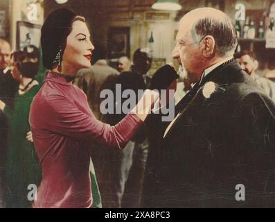 Le Soleil se lève aussi (20th Century Fox, 1957). Hemingway. Avec Tyrone Power, Ava Gardner, Mel Ferrer, Errol Flynn, Eddie Albert, Juliette Greco, Greg Banque D'Images