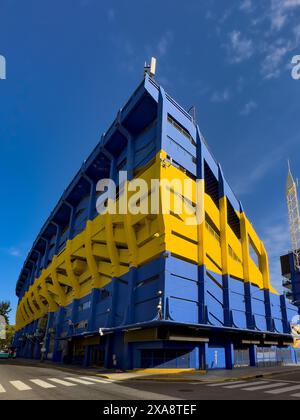 La Bombanera ou Estadio Alberto J. Armando, domicile du club de football Boca Juniors. La Boca, Buenos Aires, Argentine. Banque D'Images