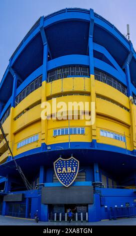 La Bombanera ou Estadio Alberto J. Armando, domicile du club de football Boca Juniors. La Boca, Buenos Aires, Argentine. Banque D'Images