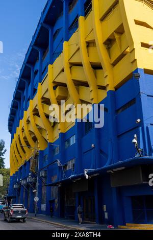 La Bombanera ou Estadio Alberto J. Armando, domicile du club de football Boca Juniors. La Boca, Buenos Aires, Argentine. Banque D'Images