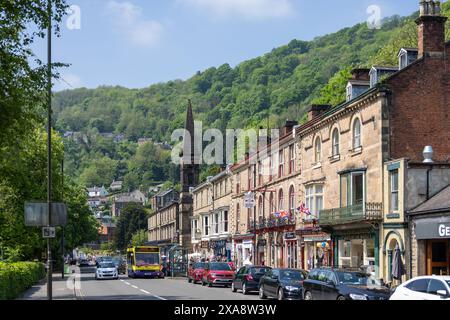 MATLOCK BATH, DERBYSHIRE, ROYAUME-UNI, 18 MAI. Vue de Matlock Bath, Derbyshire, le 18 mai 2024. personnes non identifiées Banque D'Images