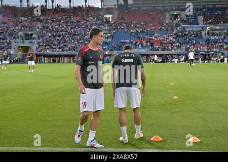 Bologne, Italie. 04 juin 2024. Stadio Renato Dall'Ara, Bologne, Italie - Kenan Yildiz pendant le match amical de football, Italie vs Turkiye, 4 juin 2024 (photo par Roberto Ramaccia/Sipa USA) crédit : Sipa USA/Alamy Live News Banque D'Images