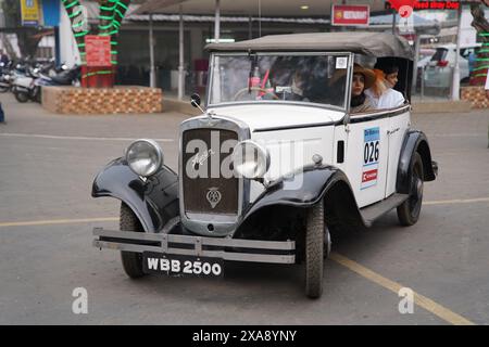 1934 Austin dix voitures avec moteur 10 ch et 4 cylindres. Inde WBB 2500. Banque D'Images