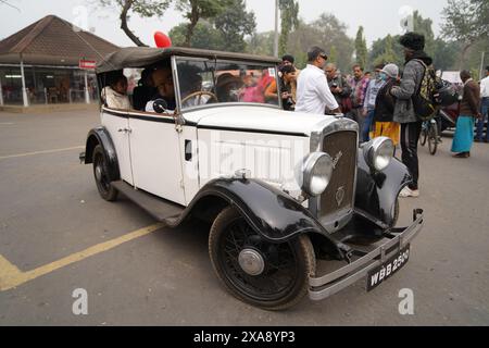 1934 Austin dix voitures avec moteur 10 ch et 4 cylindres. Inde WBB 2500. Banque D'Images