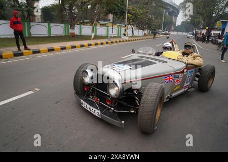 1935 Austin A30 voiture modifiée. Inde WBA 8403. Banque D'Images