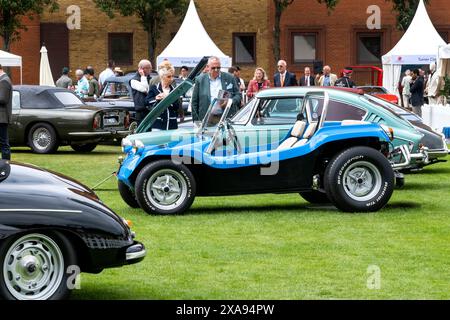 1977 Meyers Mank Beach buggy au concours de Londres 2024 à l'honorable Artillery Company dans la ville de Londres au Royaume-Uni Banque D'Images