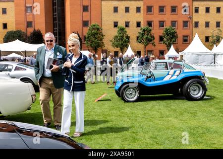 1977 Meyers Mank Beach buggy au concours de Londres 2024 à l'honorable Artillery Company dans la ville de Londres au Royaume-Uni Banque D'Images