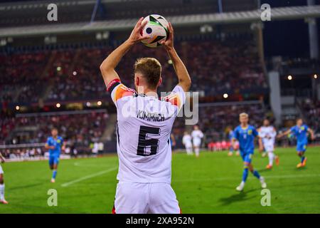 Joshua Kimmich, DFB 6 dans le match amical ALLEMAGNE, Ukraine. , . Le 3 juin 2024 à Nuernberg, Allemagne. Photographe : ddp images/STAR-images crédit : ddp Media GmbH/Alamy Live News Banque D'Images