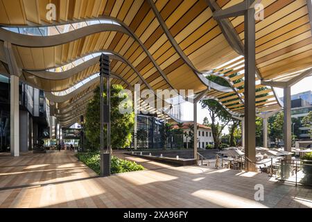 South Beach Singapore conçu par Foster + Partners Banque D'Images