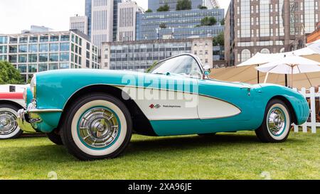 Chevrolet Corvette au concours de Londres 2024 Banque D'Images