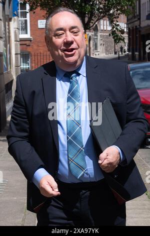 Londres, Royaume-Uni. 05 juin 2024. Alex Salmond - ancien premier ministre écossais et actuel chef du Parti ALBA lors d'un briefing pour les élections générales de Westminster où il a annoncé que le Parti ALBA présenterait et soutiendrait 20 candidats aux élections de juillet. Crédit : Justin Ng/Alamy Live News. Banque D'Images