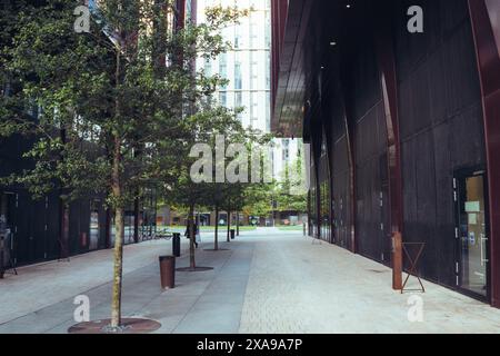 Village étudiant Circle Square à Manchester, Royaume-Uni Banque D'Images