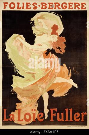 Loie Fuller de Jules Cheret en 1893 Banque D'Images