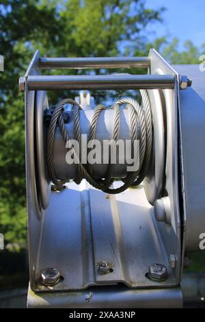 Câble électrique Enroulé TRUCKLIGHT - Référence AD-W-N/W-7-12V, Pour éclairage Camion