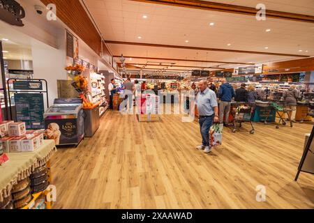 Booths supermarché Windermere Cumbria Nord de l'Angleterre Banque D'Images