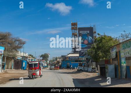 Centre ville de Burao, sud-est du Somaliland, Somalie, Afrique Banque D'Images