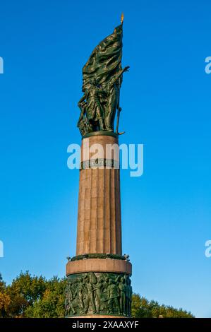 Monument de contrôle des inondations, Harbin, Heilongjiang, Chine, Asie Banque D'Images