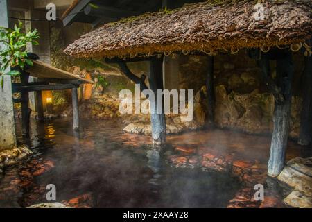 Kurokawa Onsen, spa public, Kyushu, Japon, Asie Banque D'Images