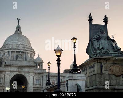 Le mémorial Victoria, Kolkata, Bengale occidental, Inde, Asie Banque D'Images