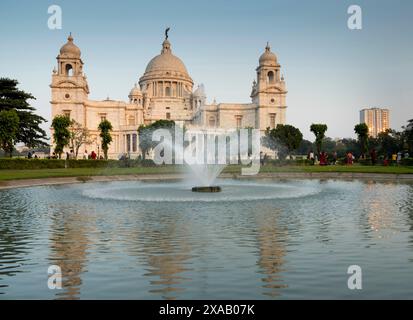Le mémorial Victoria, Kolkata, Bengale occidental, Inde, Asie Banque D'Images