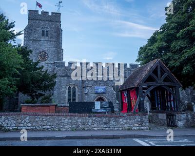 Eastchurch, Kent, Royaume-Uni. 5 juin 2024. Préparation du 80e anniversaire du jour J vue à Eastchurch, Kent. Crédit : James Bell/Alamy Live News Banque D'Images