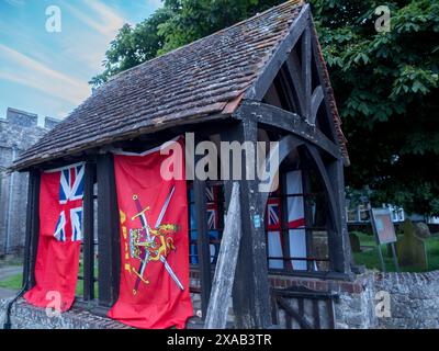 Eastchurch, Kent, Royaume-Uni. 5 juin 2024. Préparation du 80e anniversaire du jour J vue à Eastchurch, Kent. Crédit : James Bell/Alamy Live News Banque D'Images