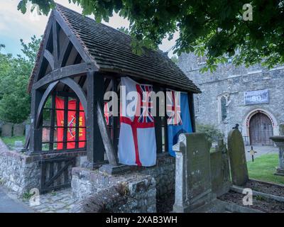 Eastchurch, Kent, Royaume-Uni. 5 juin 2024. Préparation du 80e anniversaire du jour J vue à Eastchurch, Kent. Crédit : James Bell/Alamy Live News Banque D'Images