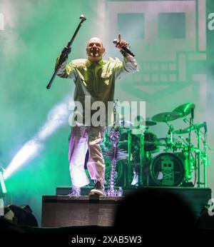 Solvesborg, Suède, 5 juin 2024 FIVE FINGER DEATH PUNCH (US) se produit au Sweden Rock Festival Credit : PEO Mšller/Alamy Live News Banque D'Images