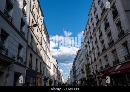 Paris, France, 05 juin 2024:- Une vue de Montparnasse distric à Paris Banque D'Images