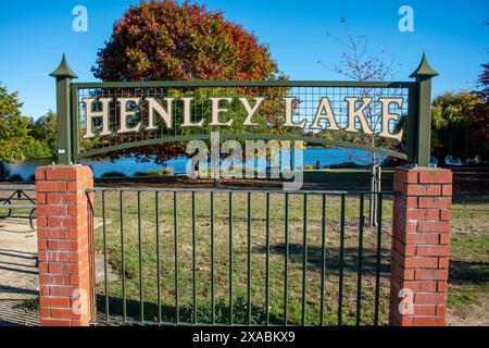 Henley Lake à Masterton - Nouvelle-Zélande Banque D'Images