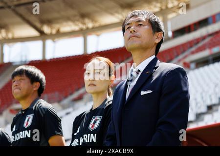 Murcie, Espagne. Crédit : D. 03 juin 2024. Futoshi Ikeda (JPN) Football/Football : match amical international entre la Nouvelle-Zélande 1-4 Japon à l'Estadio Nueva Condomina à Murcie, Espagne. Crédit : d . Nakashima/AFLO/Alamy Live News Banque D'Images
