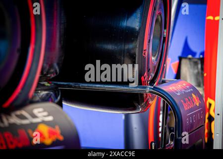 Oracle Red Bull Racing Pitlane détails lors du Grand Prix du Canada AWS de formule 1 2024, Montréal, Québec, Canada, du 6 au 9 juin - Rounfd 9 sur 24 du Championnat du monde F1 2024 Banque D'Images