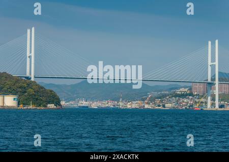 Pont Megami, Nagasaki, Kyushu, Japon, Asie Copyright : MichaelxRunkel 1184-11748 Banque D'Images