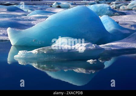 Jokulsarlon Glacier Lagoon, sud de l'Islande, régions polaires Copyright : GeraintxTellem 1365-522 Banque D'Images