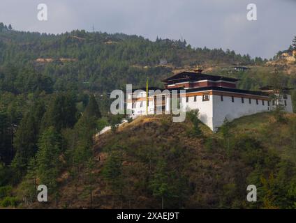 Simtokha dzong, Chang Gewog, Thimphu, Bhoutan Banque D'Images