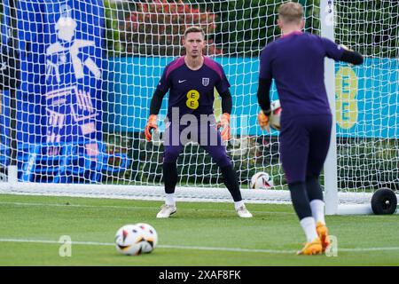 Enfield, Royaume-Uni. 06 juin 2024. England Dean Henderson lors de la session d'entraînement de l'Angleterre avant le Friendly International vs Iceland au Tottenham Hotspur Training Ground, Enfield, Angleterre, Royaume-Uni le 6 juin 2024 crédit : Every second Media/Alamy Live News Banque D'Images