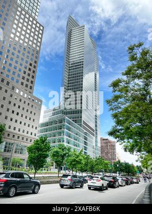 Goldman Sachs Global Headquarters, 200 West Street, New York City, New York, États-Unis Banque D'Images