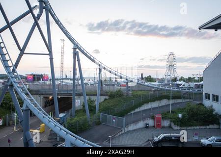 Rock am Ring 2024, 6.6.2024 Letzte Arbeiten am Vortag, erste fans sind schon seit Tagen vor Ort, Fast alles ist fertig für Rock am Ring 2024 am Nürburgring Nürburg Nürburgring Rheinland-Pfalz Deutschland *** Rock am Ring 2024, 6 6 2024 dernier travail la veille, les premiers fans sont sur place depuis des jours, presque tout est prêt pour Rock am Ring 2024 au Nürburgring Nürburg Nürburgring Rhénanie-Palatinat Allemagne Copyright : xBEAUTIFULxSPORTS/Derixx Banque D'Images