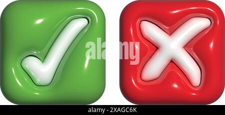 Coche verte, Croix-Rouge Illustration de Vecteur